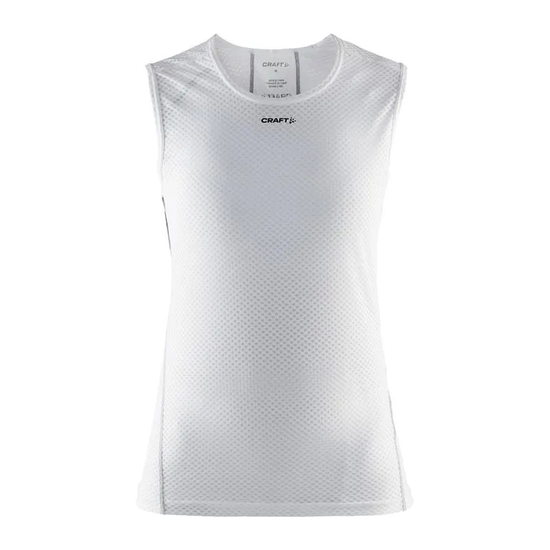 The women's sleeveless sports shirt CRAFT COOL MESH SUPERLIGHT is a super lightweight mesh sleeveless shirt from the active underwear segment that offers top-notch ventilation and cooling during intense workouts in hot conditions.